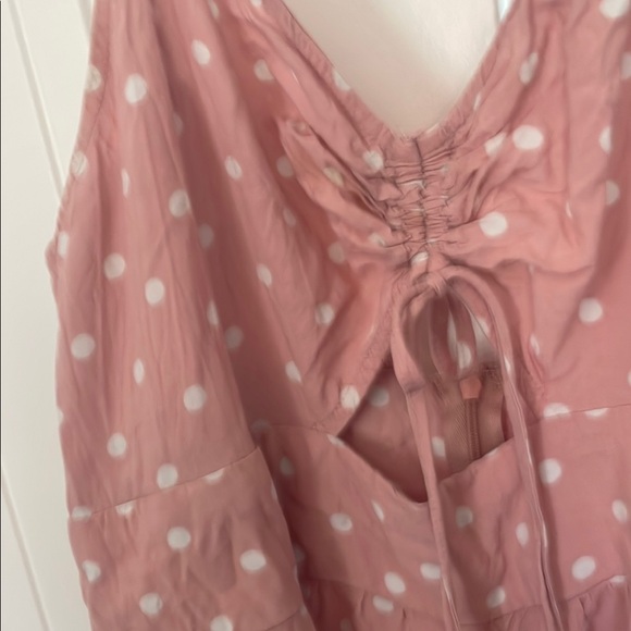 Wild Fable Pink Polka Dot Jumpsuit - Picture 2 of 5